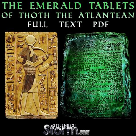 the emerald tablet of hermes pdf|emerald tablet original text PDF.